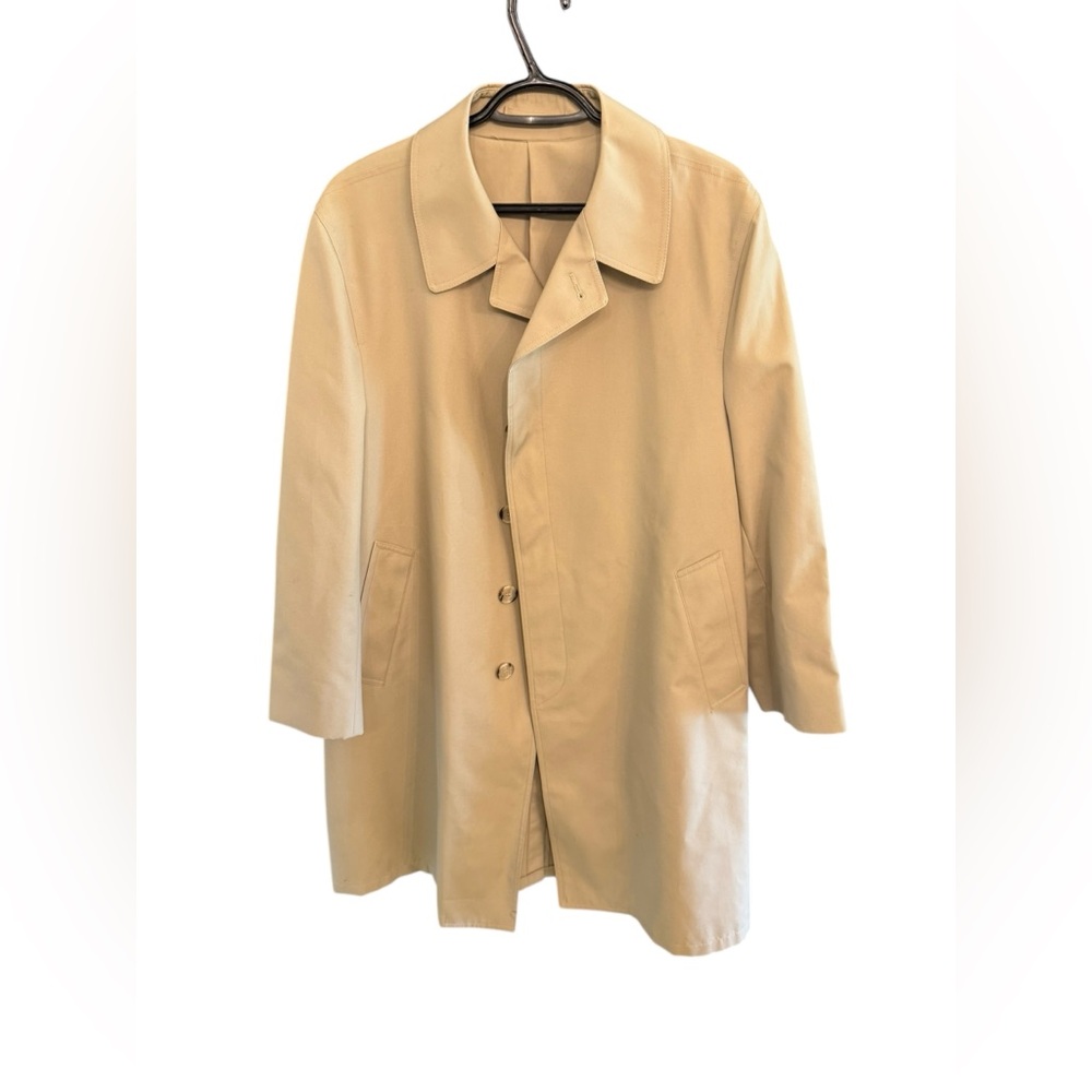 Men's Vintage London Fog Mainstay Trench Coat - Picture 2 of 12